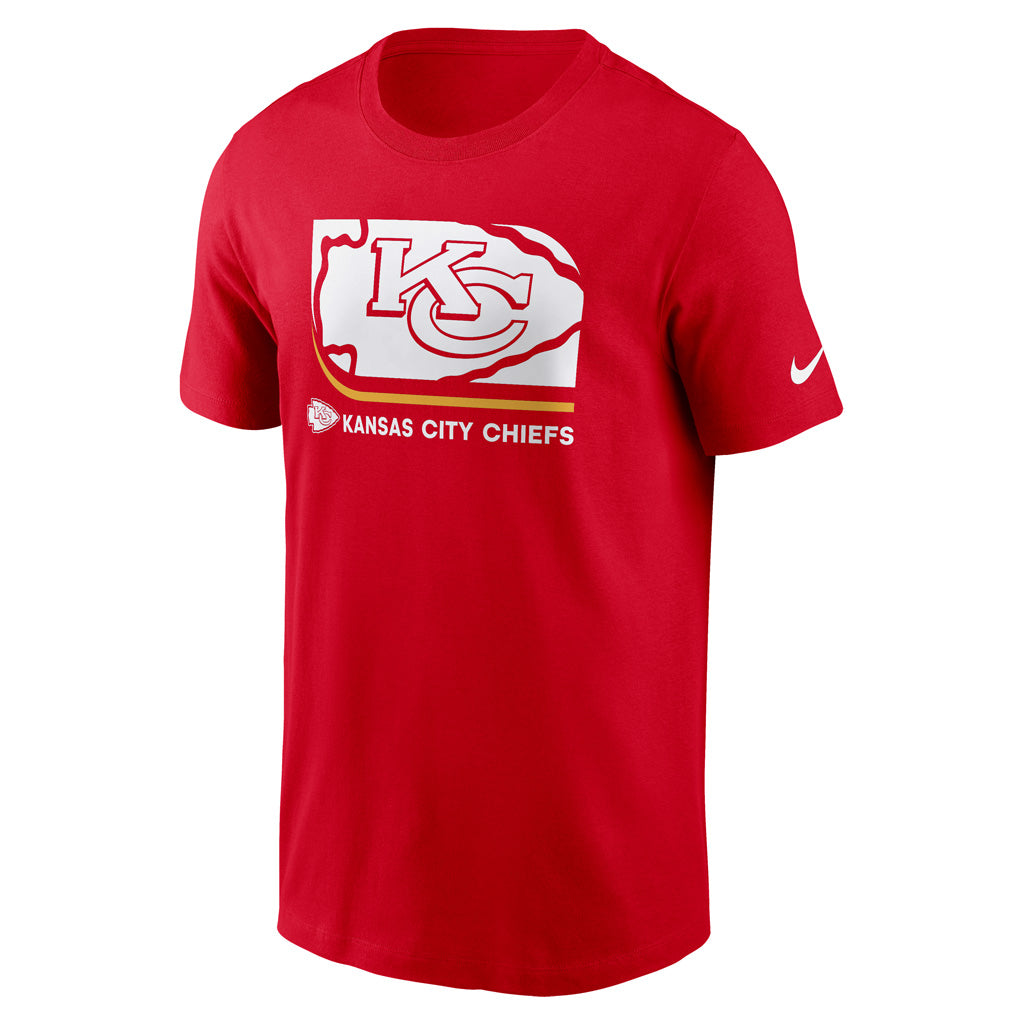 NFL Kansas City Chiefs Nike Lock Up Essential T-Shirt - Red