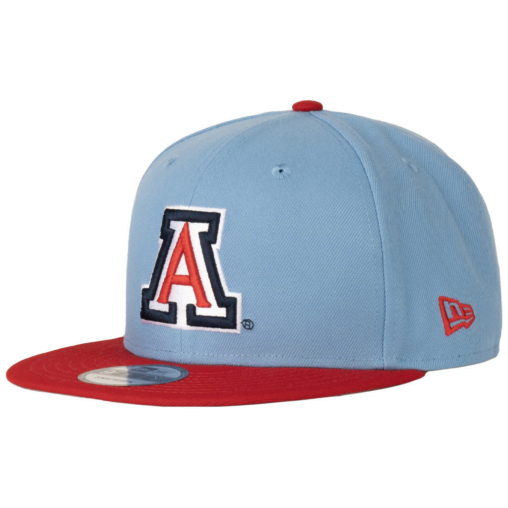 NCAA Arizona Wildcats New Era Two-Tone Primary Baseball Jersey Hook 9FIFTY Snapback Hat - Blue