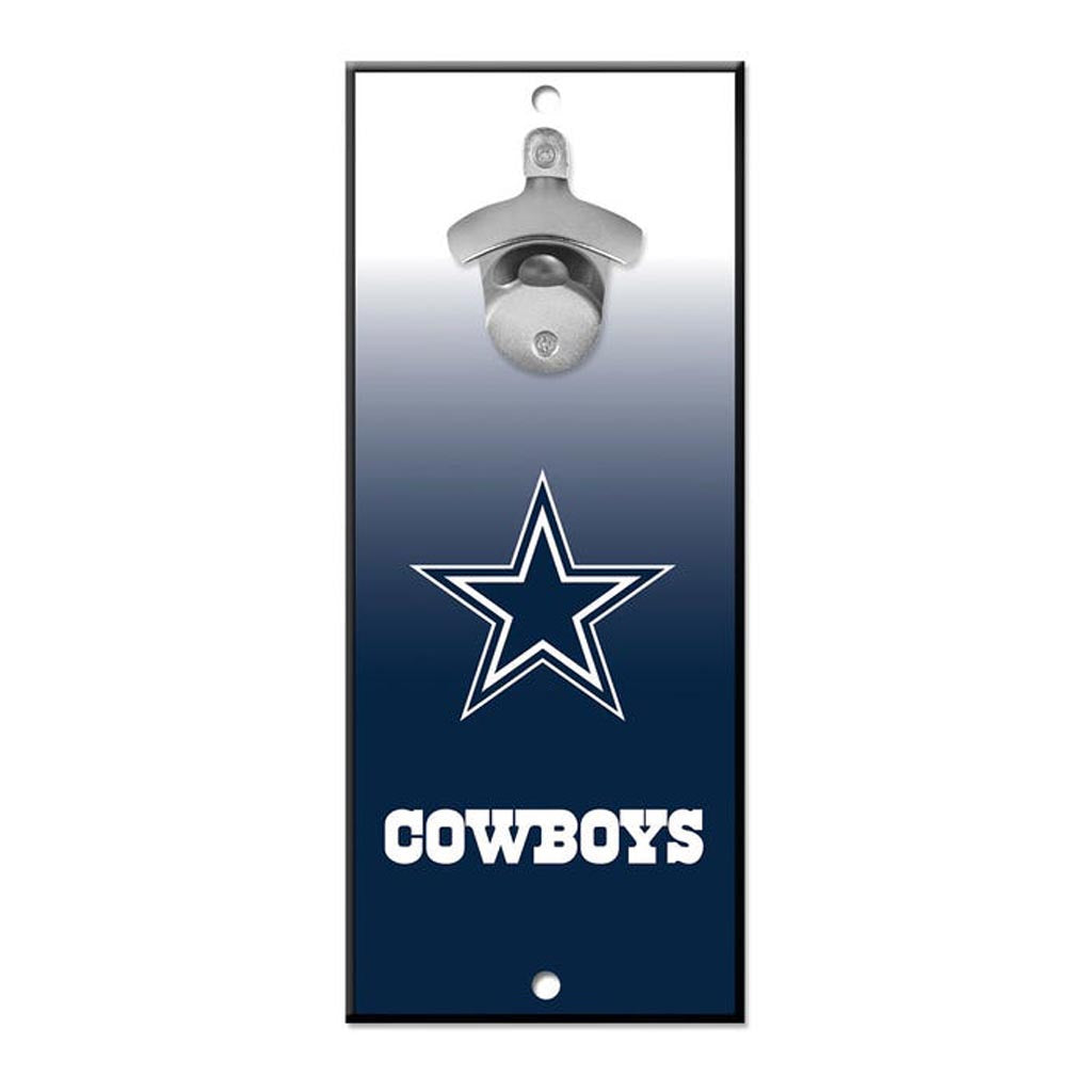 NFL Dallas Cowboys WinCraft 5" x 12" Ombre Bottle Opener Sign - Navy