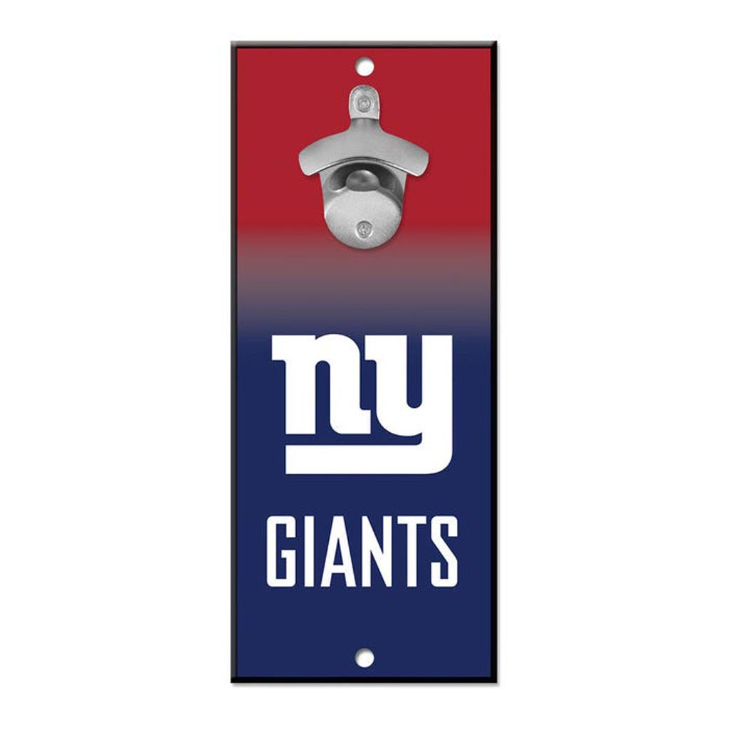 NFL New York Giants WinCraft 5" x 12" Ombre Bottle Opener Sign - Blue