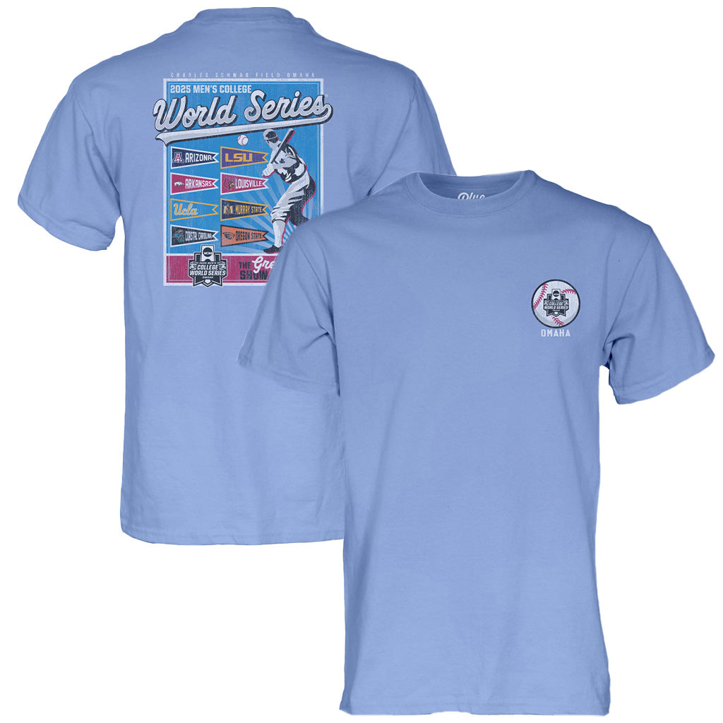NCAA Blue 84 College World Series All Teams T-Shirt - Blue