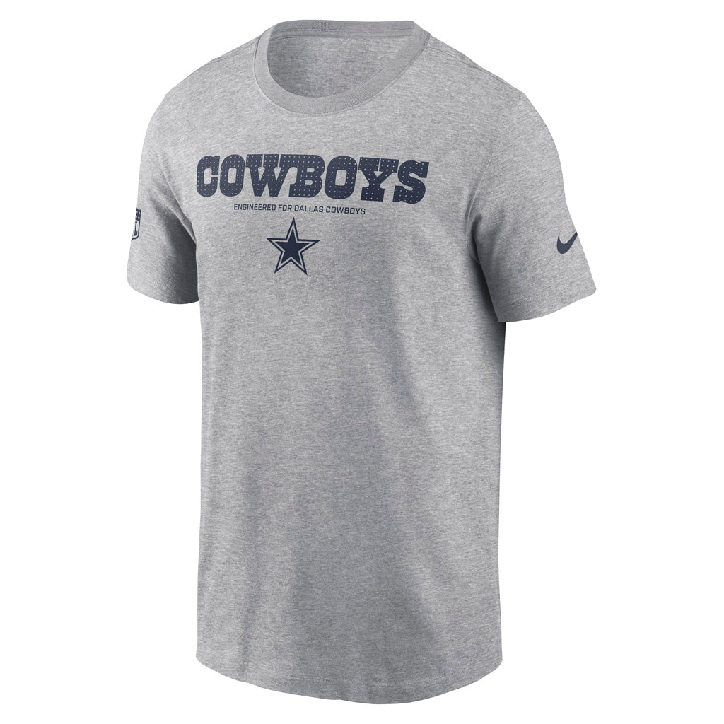 NFL Dallas Cowboys Nike Team Issue T-Shirt - Heather Gray