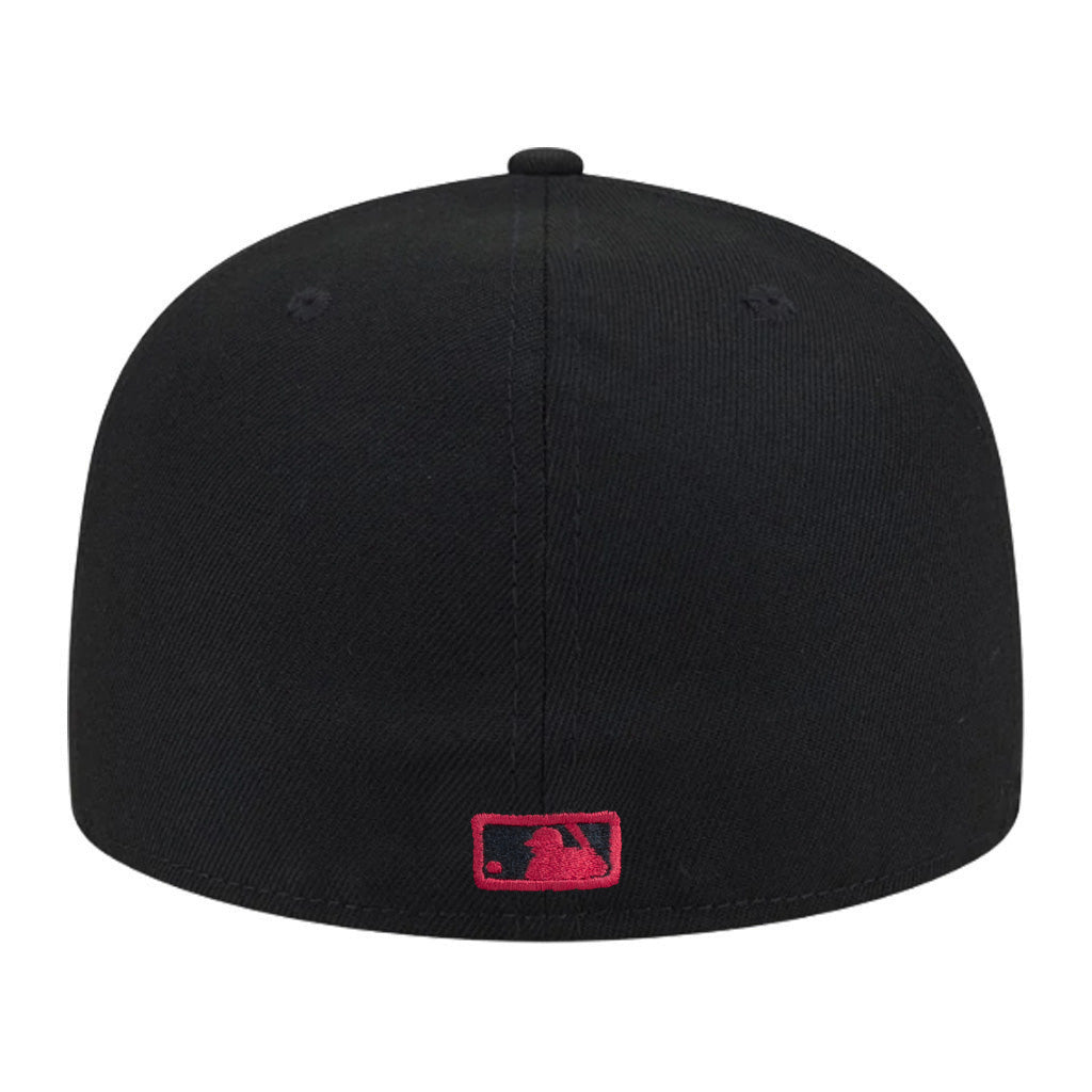 MLB San Diego Padres New Era Black Roses 59FIFTY Fitted Hat - Black
