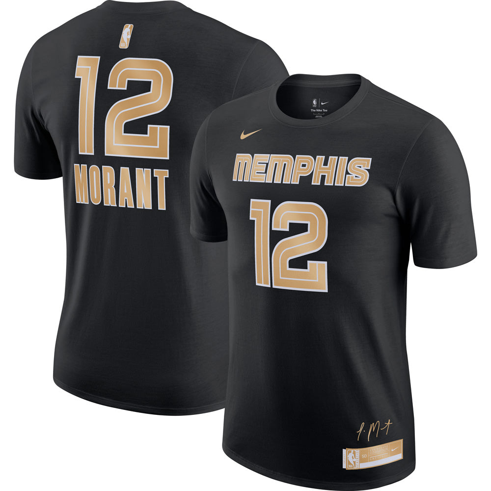 NBA Memphis Grizzlies Ja Morant Nike 2024 Select Name &amp; Number Tee