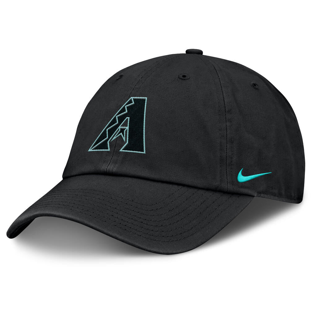 MLB Arizona Diamondbacks Nike Tonal Slouch Adjustable Hat - Black