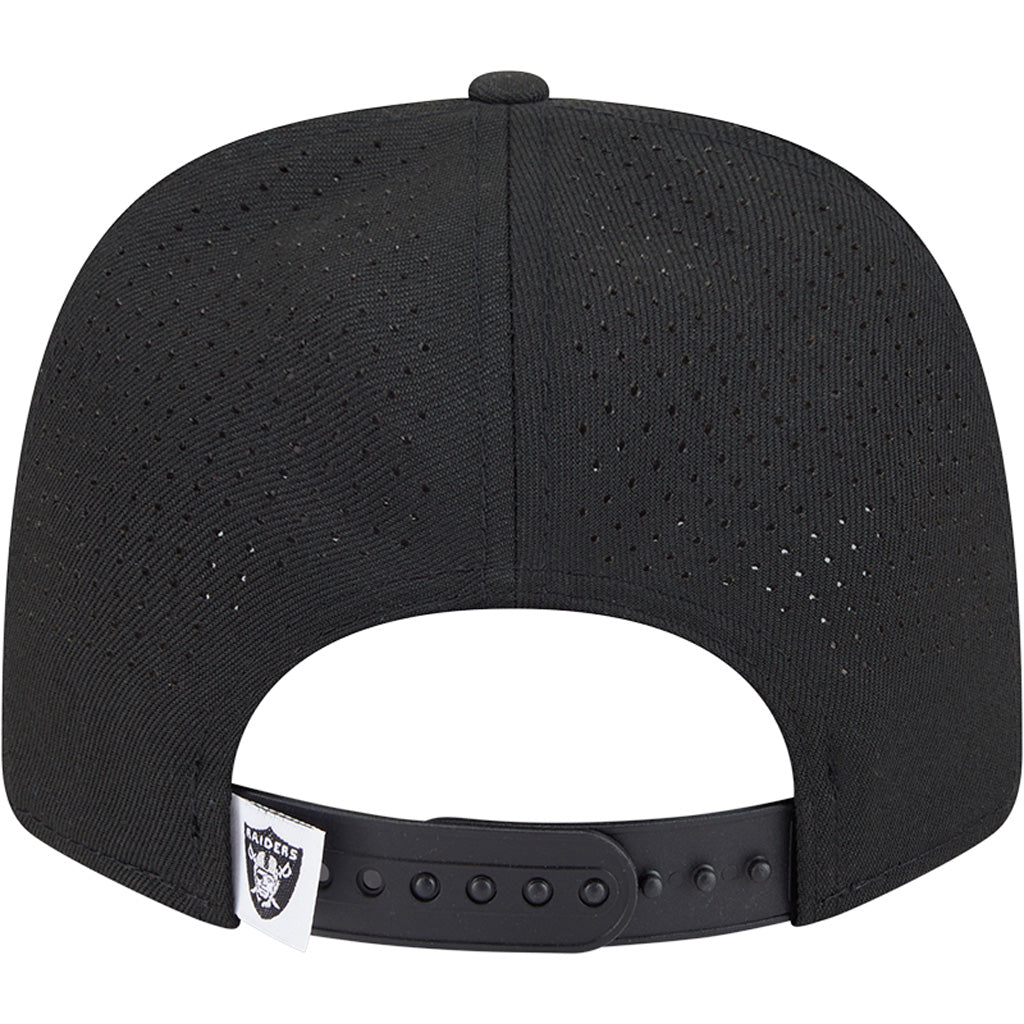 NFL Las Vegas Raiders New Era Performance 9SEVENTY Stretch-Snapback Hat - Black