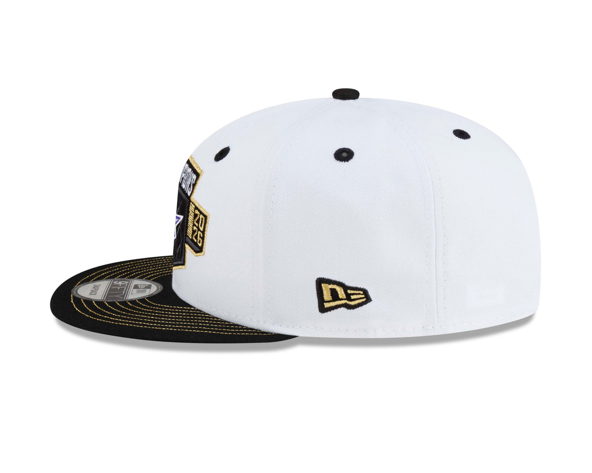 NBA New York Knicks New Era 2026 Champ Locker Room 9FIFTY Hat- White