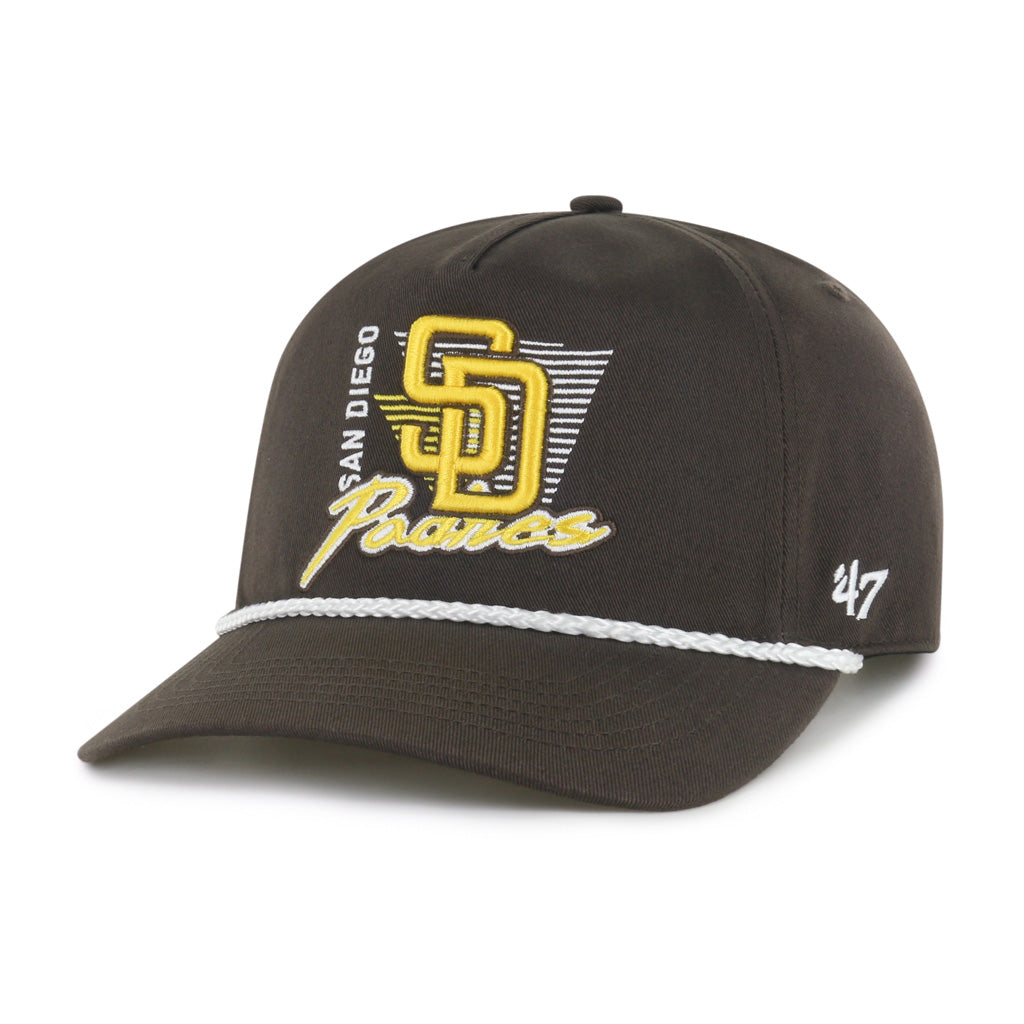 MLB San Diego Padres '47 Splint Hitch Snapback Hat - Brown