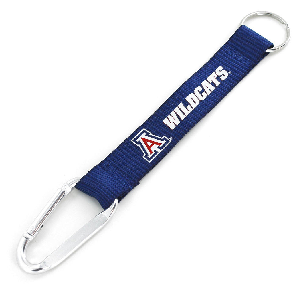 NCAA Arizona Wildcats Aminco Carabiner Lanyard Keychain - Navy