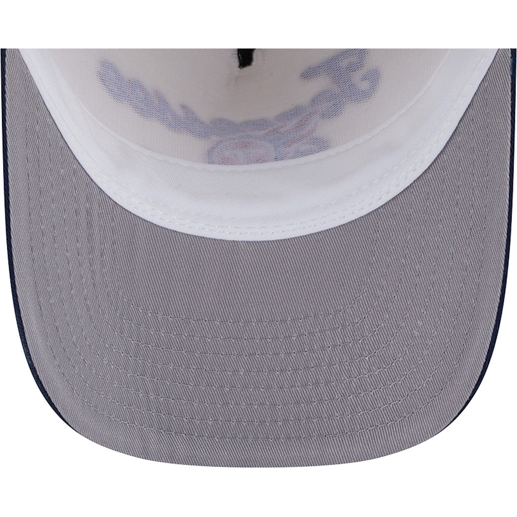 NFL Tennessee Titans New Era Chainstitch Two-Tone 9FIFTY A-Frame Snapback Hat - Cream