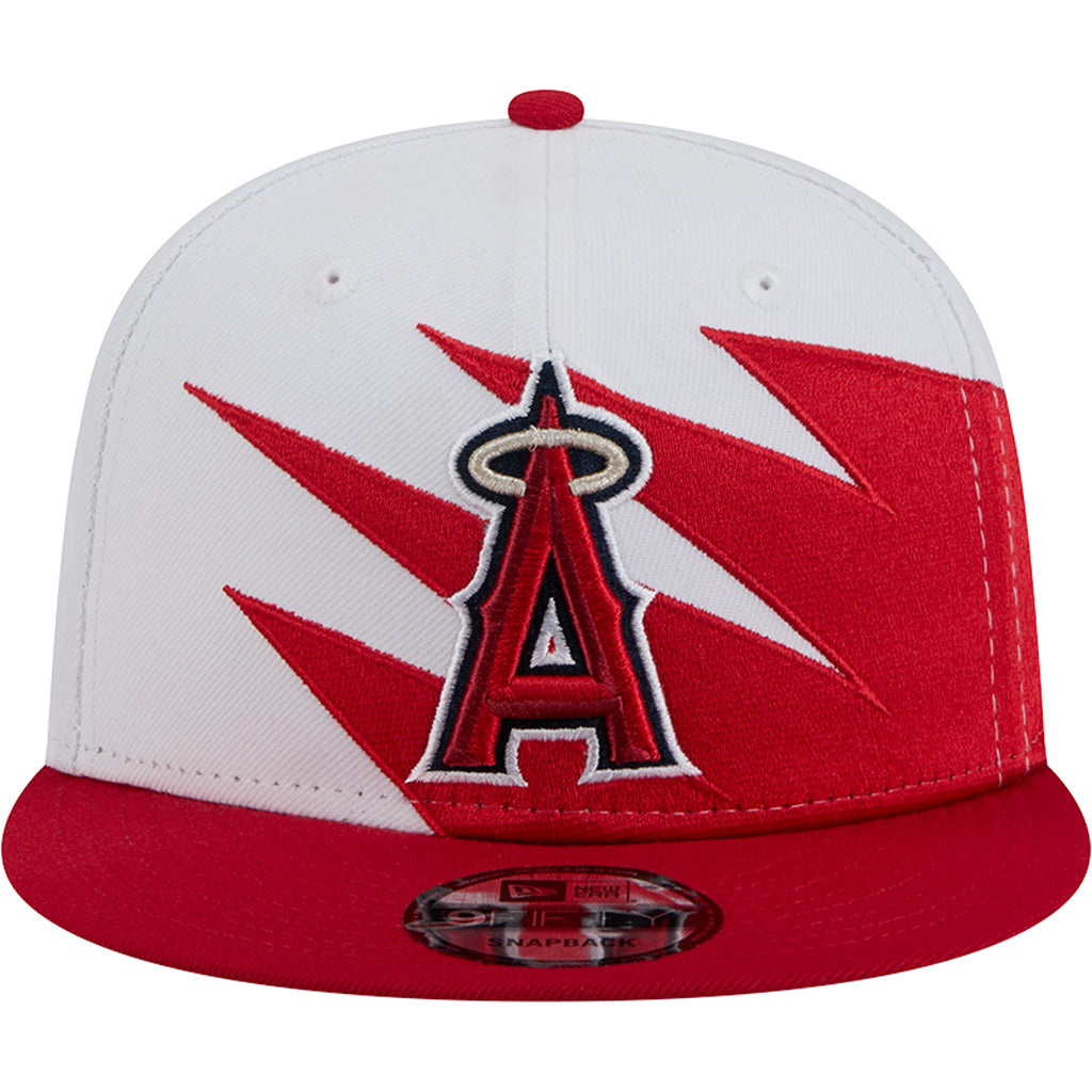 MLB Los Angeles Angels New Era Jagged 9FIFTY Snapback Hat - White
