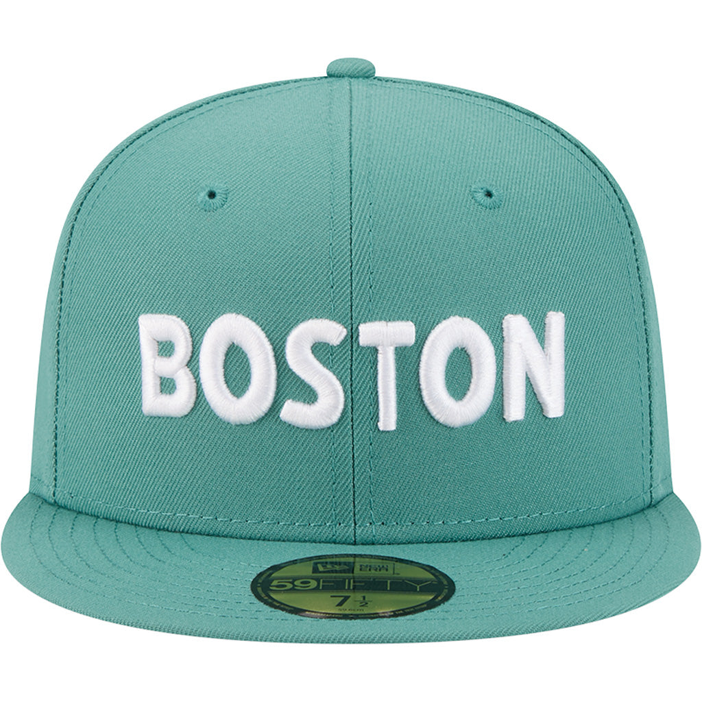 MLB Boston Red Sox New Era 2025 City Connect Fan Pack 59FIFTY Fitted Hat - Green