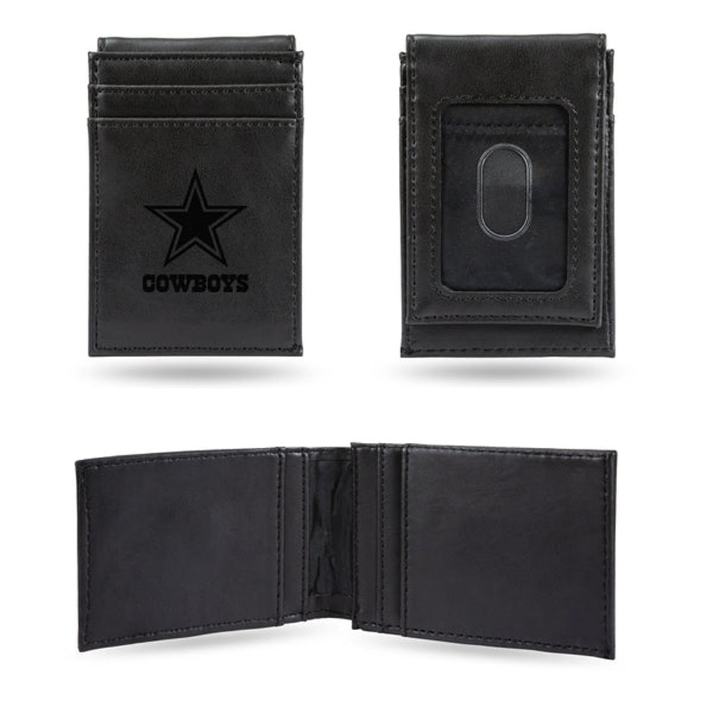 NFL Dallas Cowboys Rico Front Pocket Wallet - Black