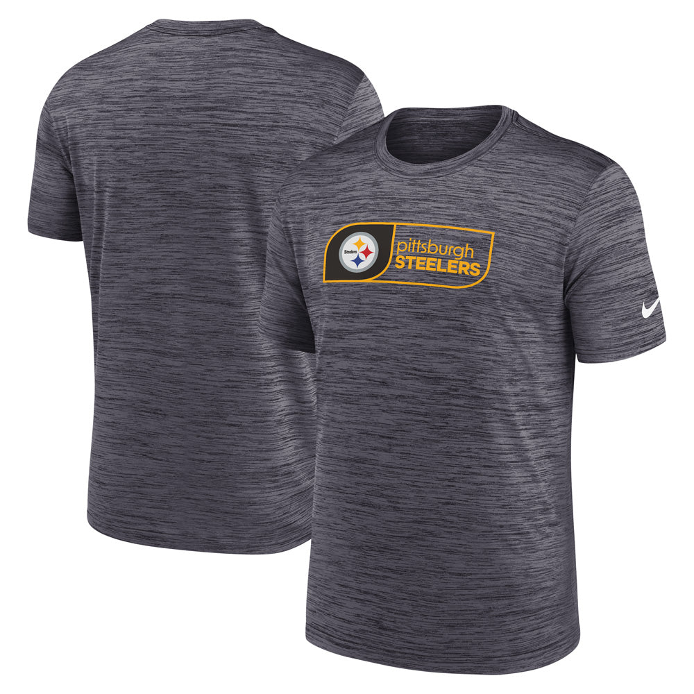 NFL Pittsburgh Steelers Nike Jock Tag Velocity T-Shirt - Black