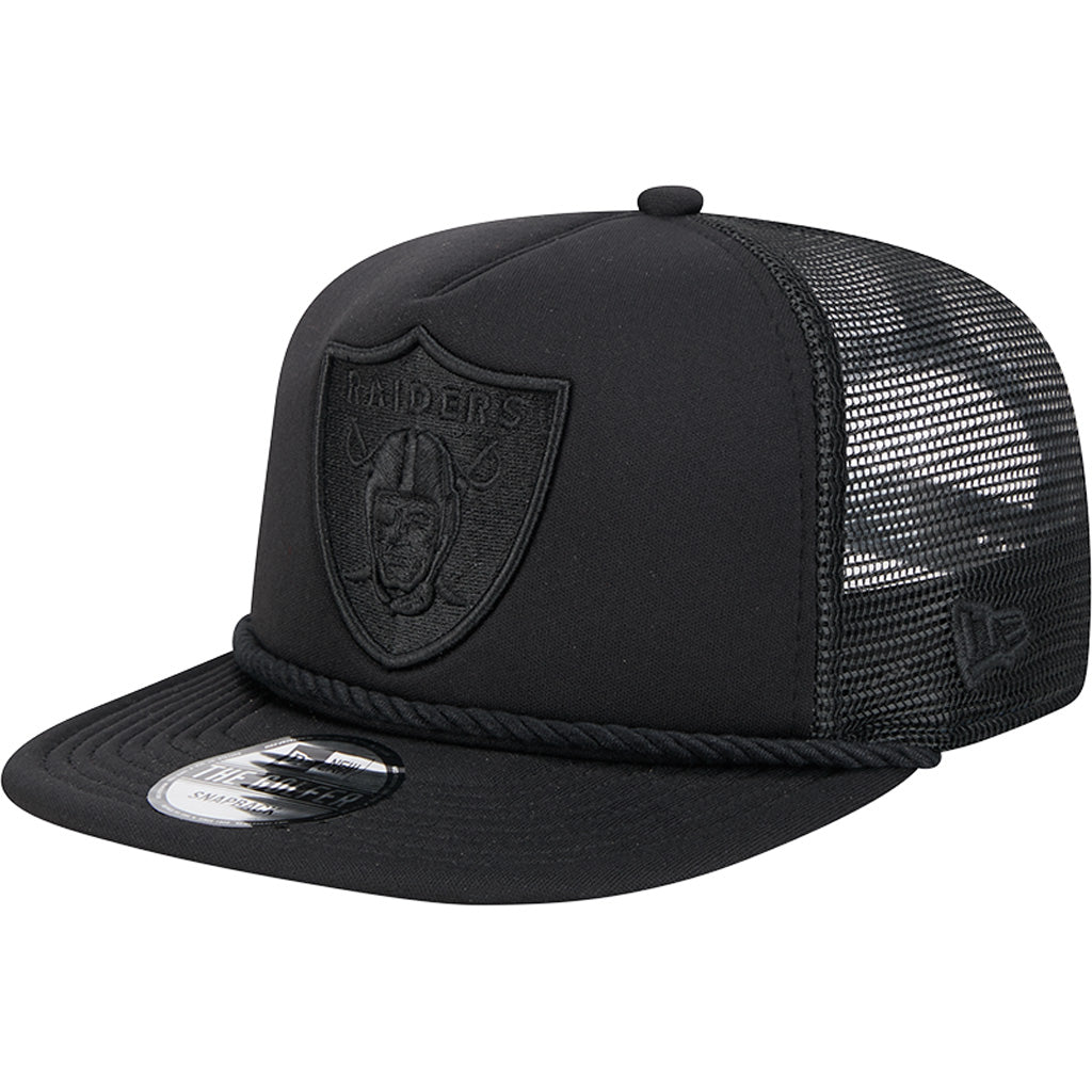 NFL Las Vegas Raiders New Era Active Tone Golfer Snapback Hat - Black
