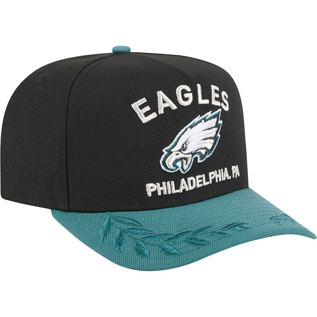 NFL Philadelphia Eagles New Era 2025 Draft 9FIFTY A-Frame Hat - Black