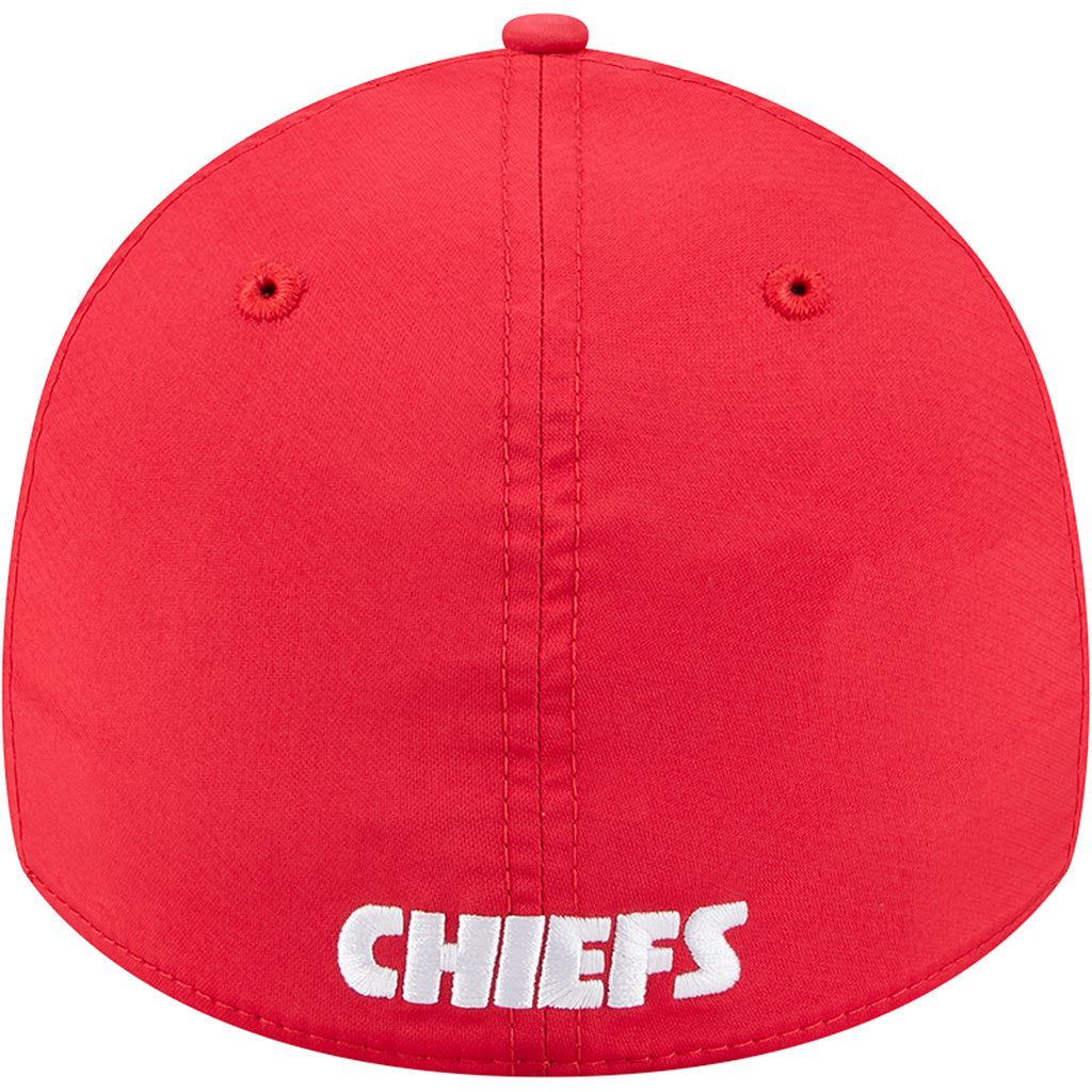 NFL Kansas City Chiefs New Era Mid Perf 39THIRTY Flex Fit Hat - Red