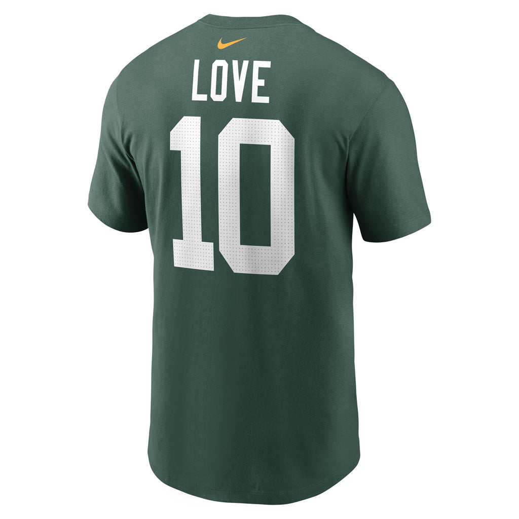 NFL Green Bay Packers Jordan Love Nike Name & Number T-Shirt - Green