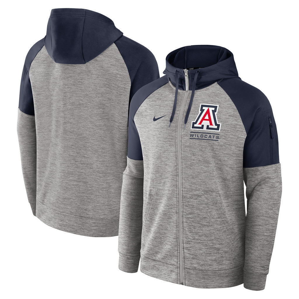 NCAA Arizona Wildcats Nike Full Zip Fitness Hoodie