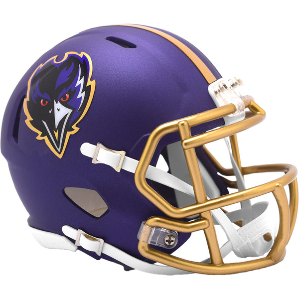 NFL Baltimore Ravens Riddell Alternate Mini Speed Helmet - Just Sports