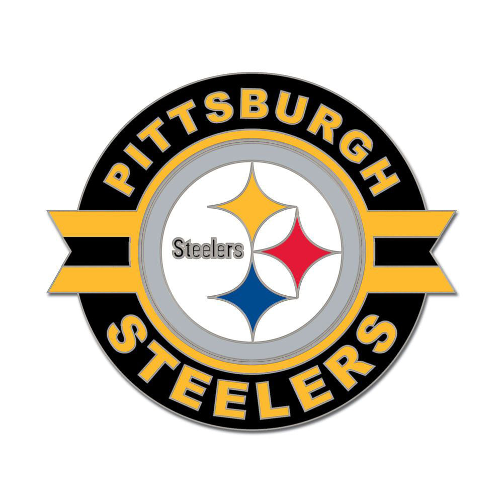 NFL Pittsburgh Steelers WinCraft Circle Logo Enamel Pin