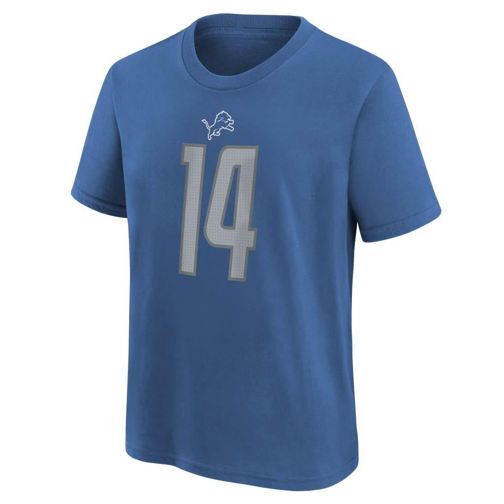 NFL Detroit Lions Amon-Ra St. Brown Youth Nike Name & Number T-Shirt - Blue