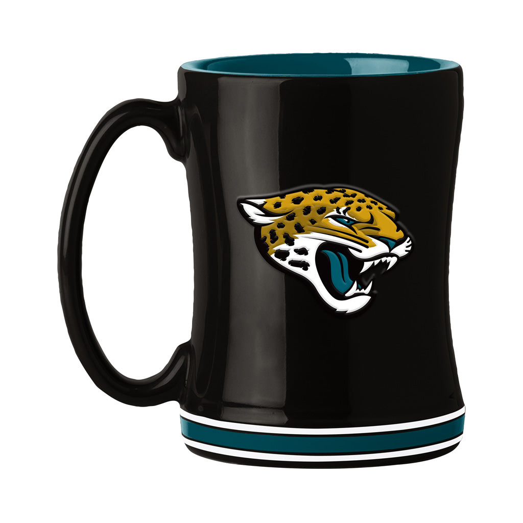 NFL Jacksonville Jaguars Logo Brands Relief Mug