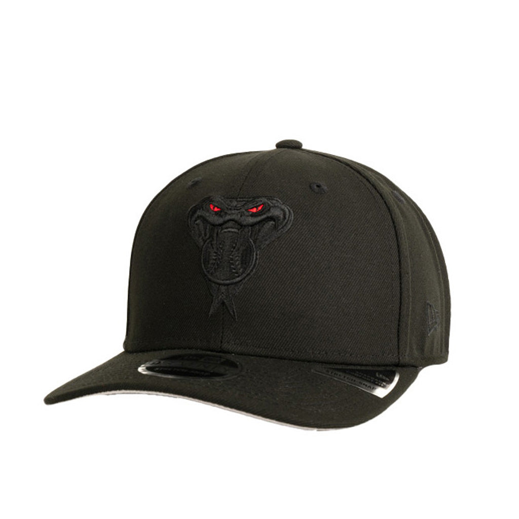 MLB Arizona Diamondbacks New Era Snakehead Red Eye 9SEVENTY Stretch-Snapback Hat - Black