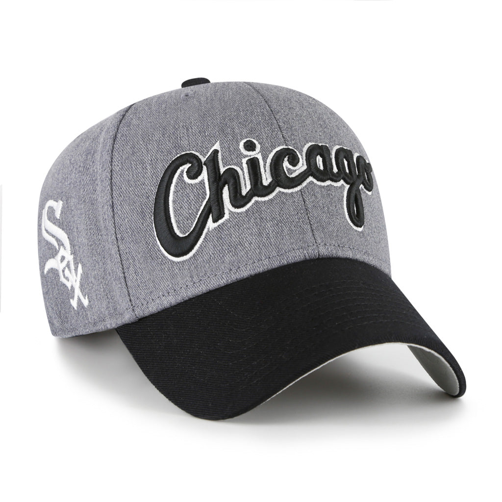 MLB Chicago White Sox '47 Granite Script MVP Snapback Hat - Graphite