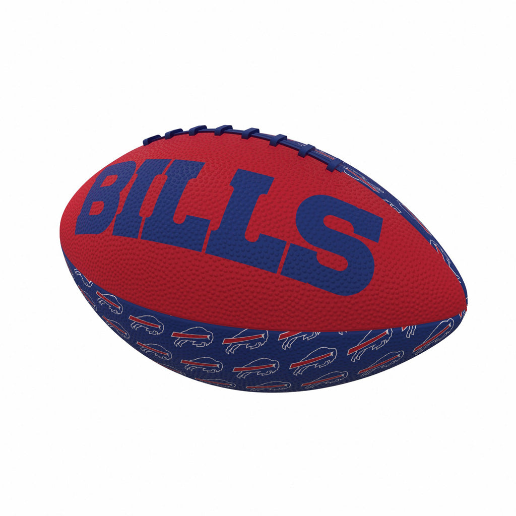 NFL Buffalo Bills Logo Brands Mini Rubber Football