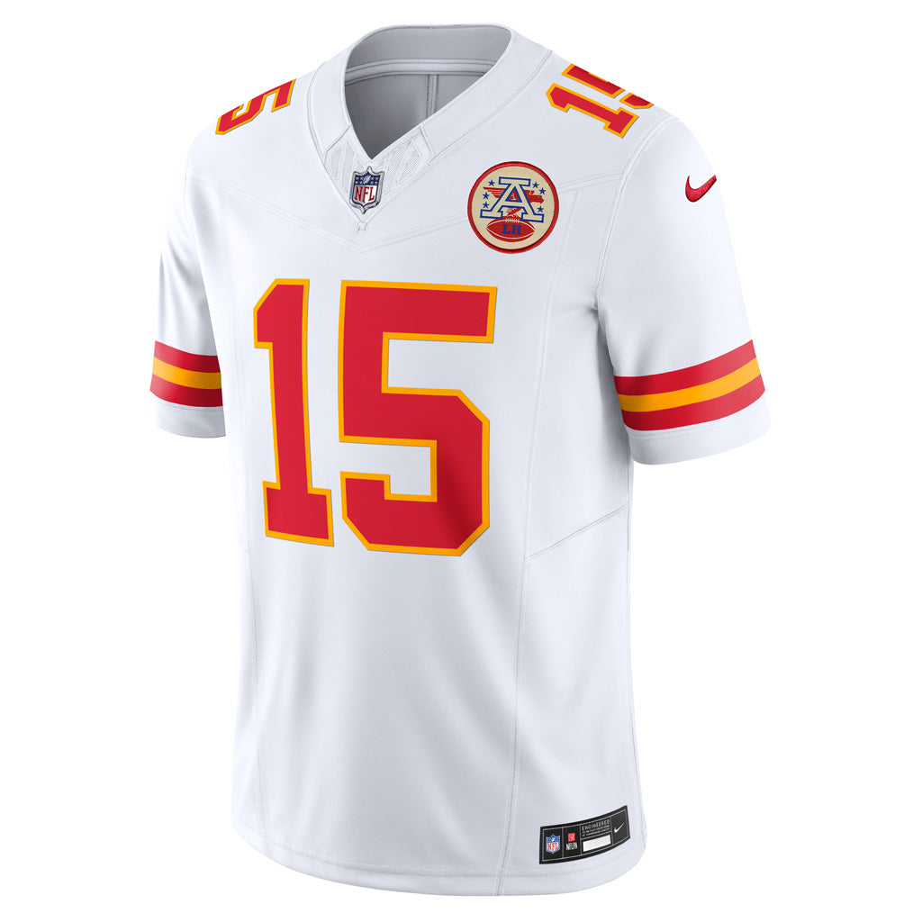 NFL Kansas City Chiefs Patrick Mahomes Nike Road Vapor F.U.S.E. Limited Jersey - White
