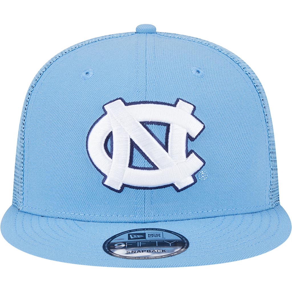 NCAA North Carolina Tar Heels New Era 9FIFTY Snapback Trucker Hat - Light blue