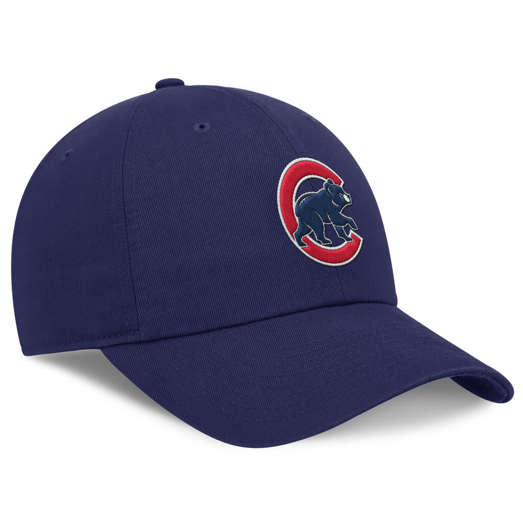 MLB Chicago Cubs Nike Primary Current Slouch Adjustable Hat - Blue