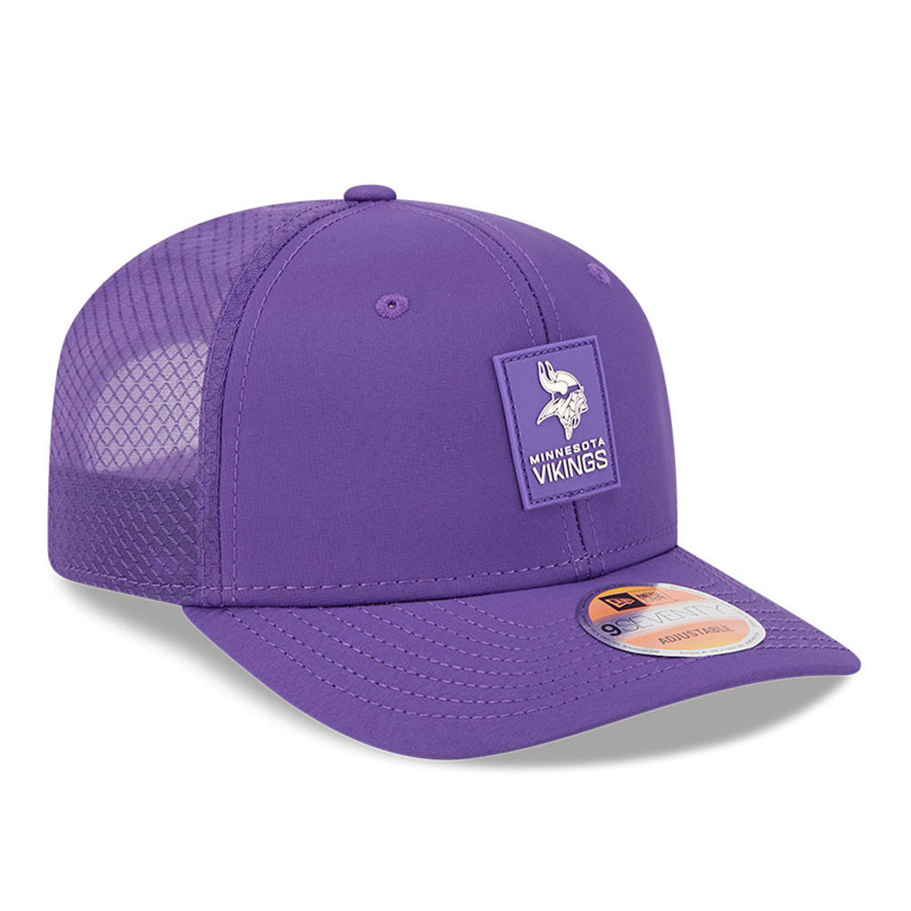 NFL Minnesota Vikings New Era 2025 Sideline 9SEVENTY Stretch-Snapback Hat - Purple