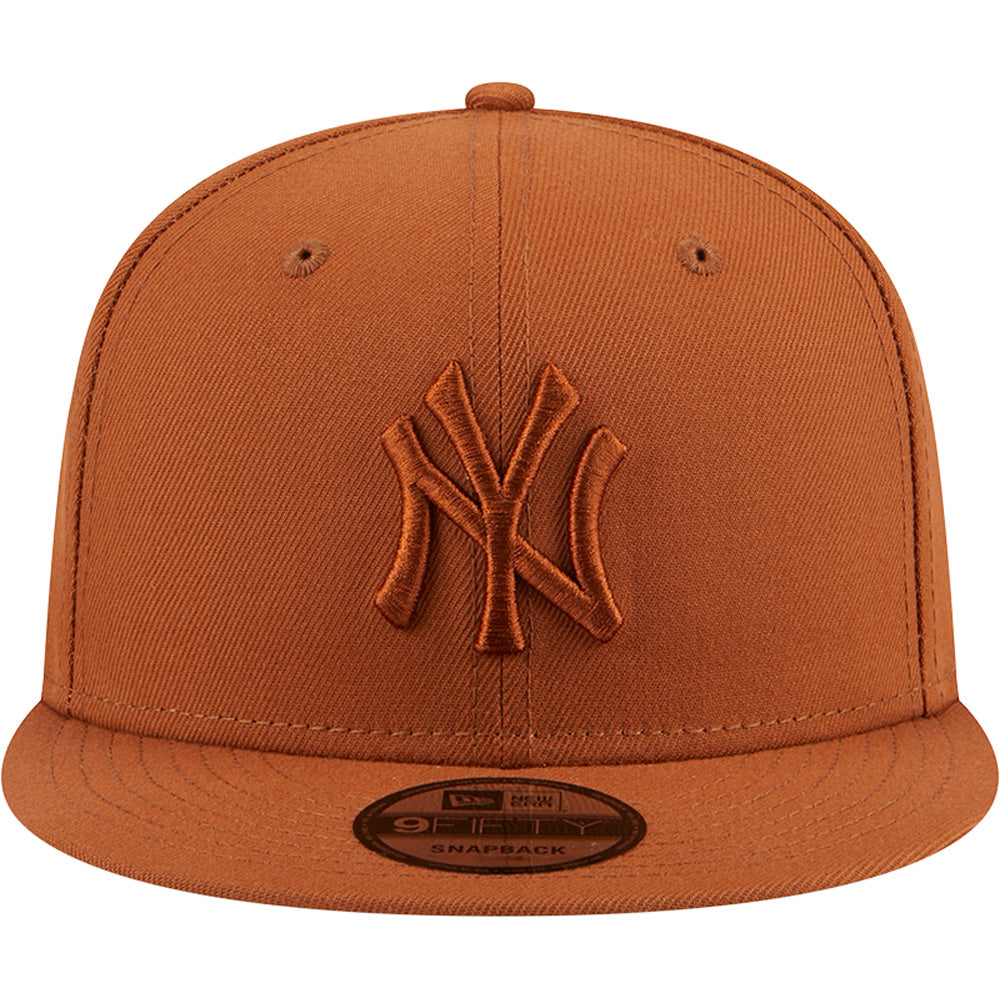 MLB New York Yankees New Era Earthly Brown 9FIFTY Snapback Hat - Brown