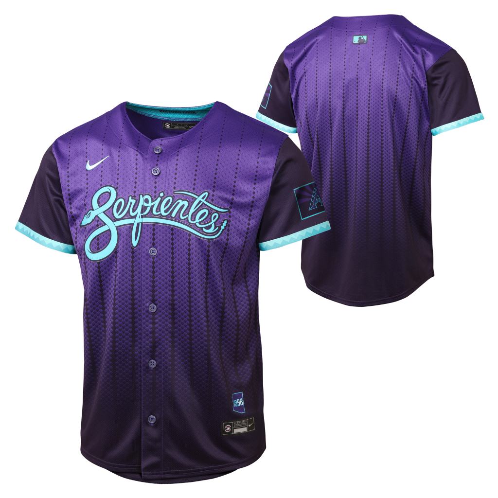 MLB Arizona Diamondbacks Youth Nike 2025 City Connect Limited Jersey - Purple