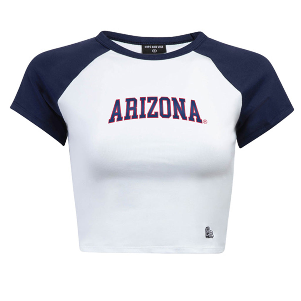 NCAA Arizona Wildcats Women's Hype & Vice Homerun T-Shirt - Navy