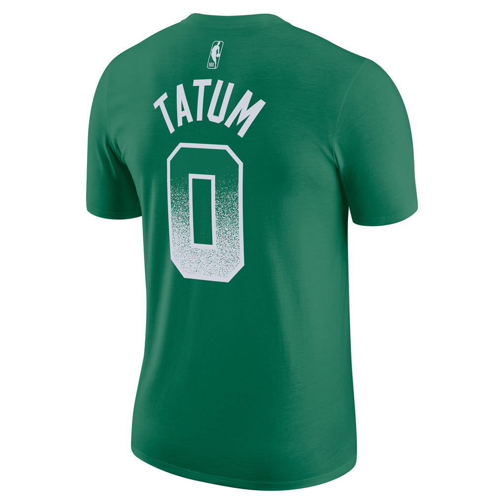 NBA Boston Celtics Jayson Tatum Nike 2025 Select Series Name & Number T-Shirt - Green