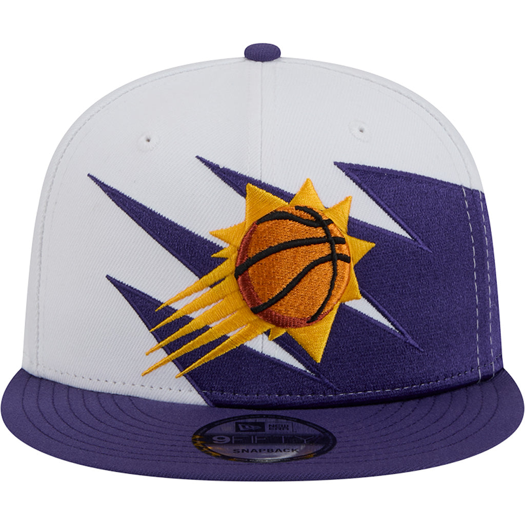 NBA Phoenix Suns New Era Jagged 9FIFTY Snapback Hat - White