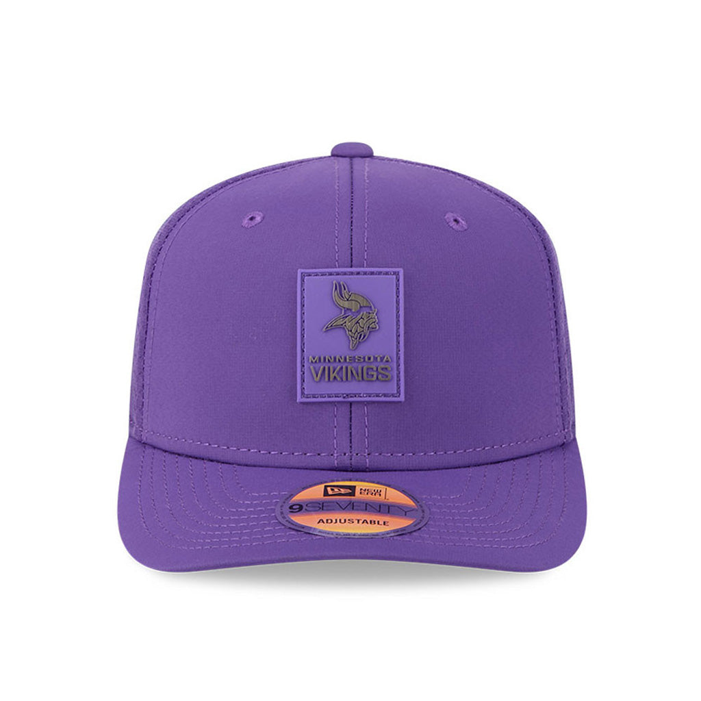 NFL Minnesota Vikings New Era 2025 Sideline 9SEVENTY Stretch-Snapback Hat - Purple