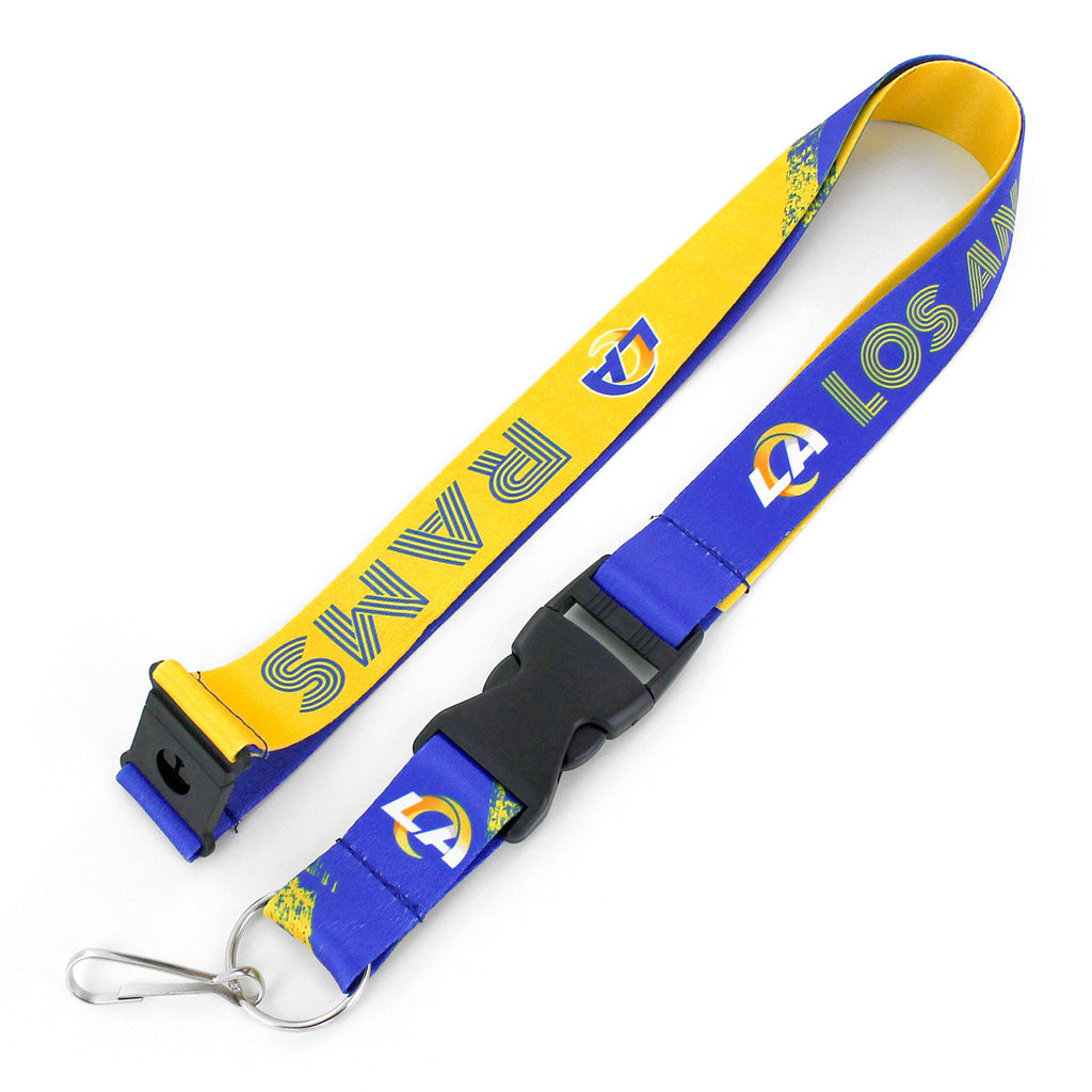 NFL Los Angeles Rams Aminco Crossfade Lanyard - Blue