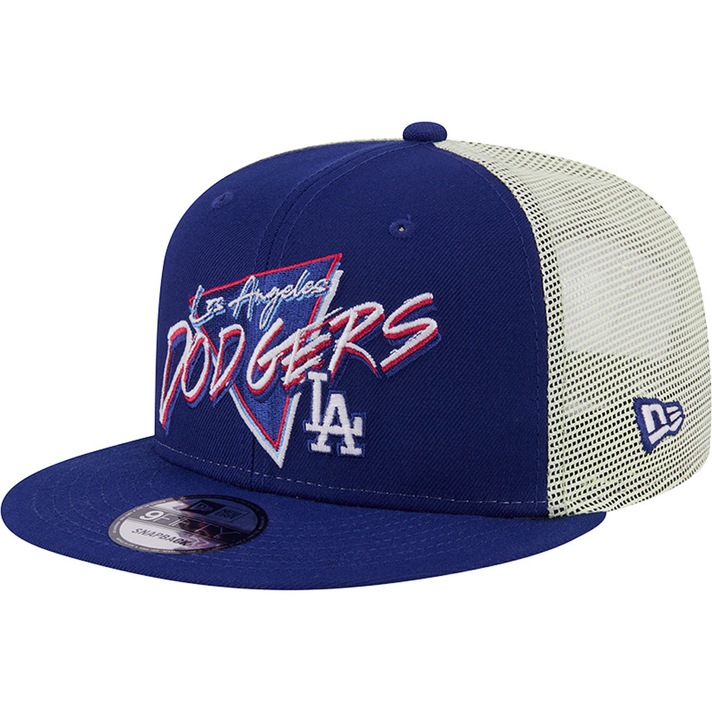 MLB Los Angeles Dodgers New Era Neon Trucker 9FIFTY Snapback Hat - Blue