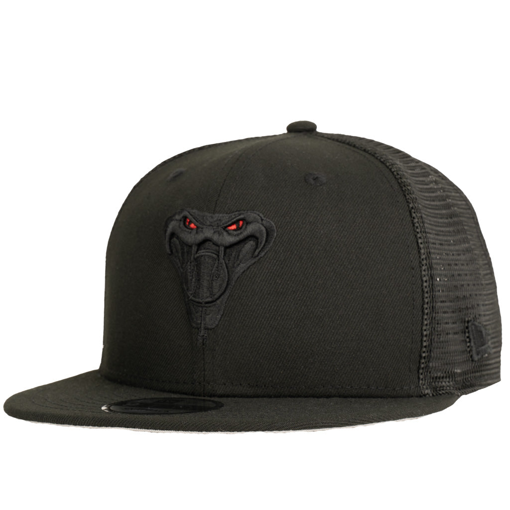 MLB Arizona Diamondbacks New Era Snakehead Red Eye 9FIFTY Trucker Snapback Hat - Black