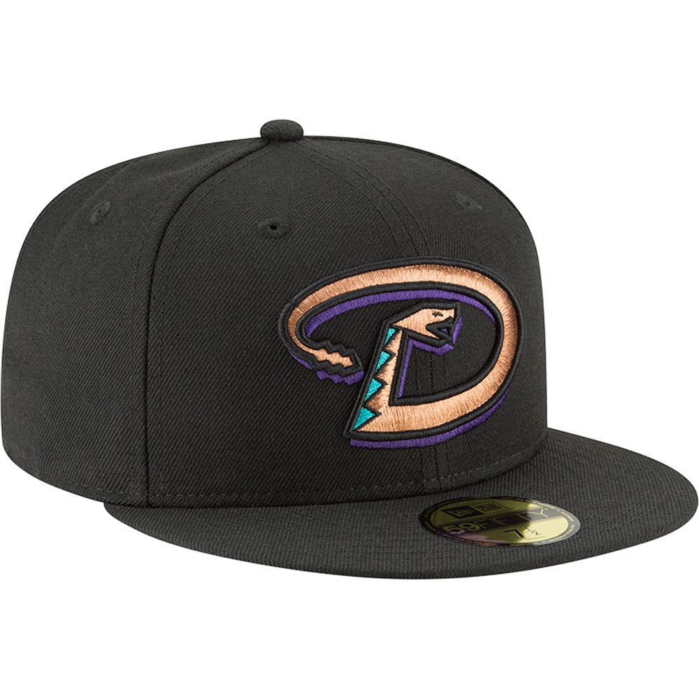 MLB Arizona Diamondbacks New Era Cooperstown 59FIFTY Fitted Hat - Black