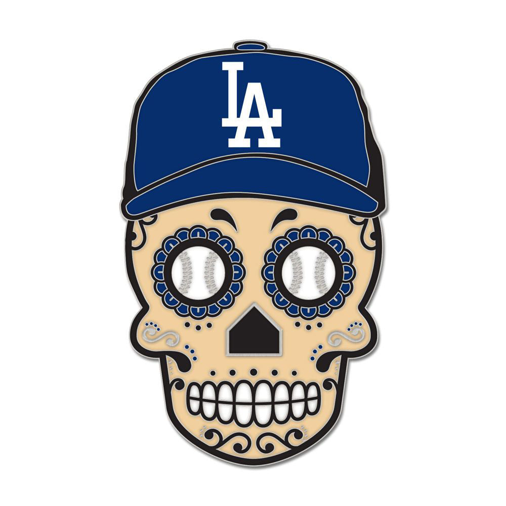MLB Los Angeles Dodgers WinCraft Skull Lapel Pin