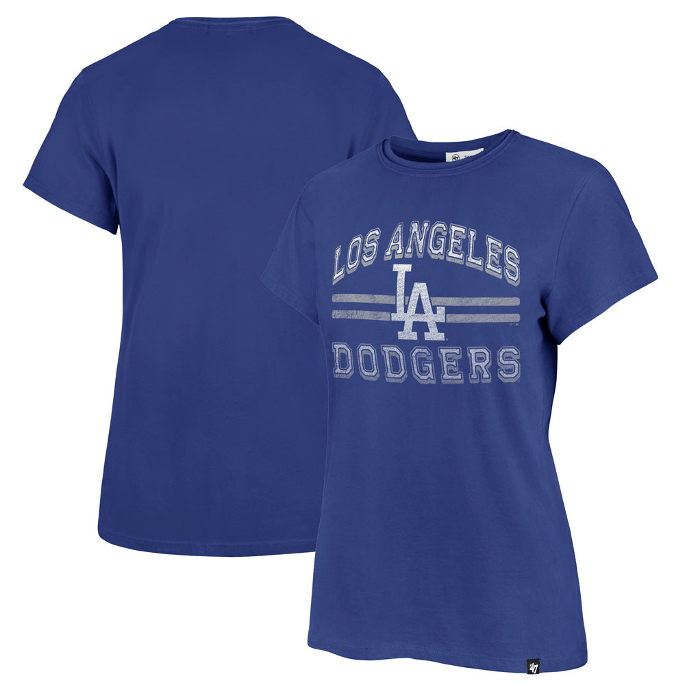 MLB Los Angeles Dodgers Women's '47 Bright Eyed Frankie T-Shirt - Blue