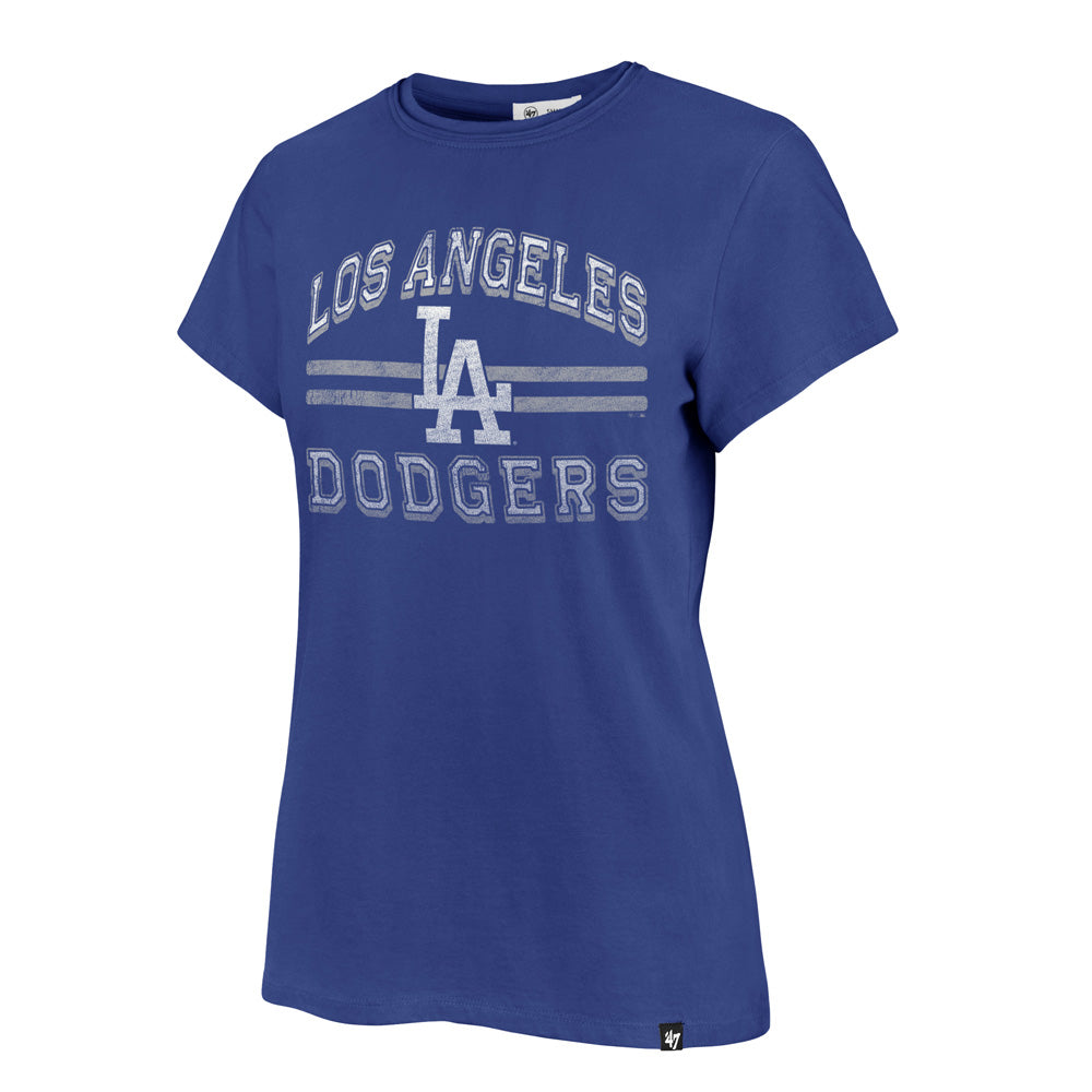 MLB Los Angeles Dodgers Women's '47 Bright Eyed Frankie T-Shirt - Blue