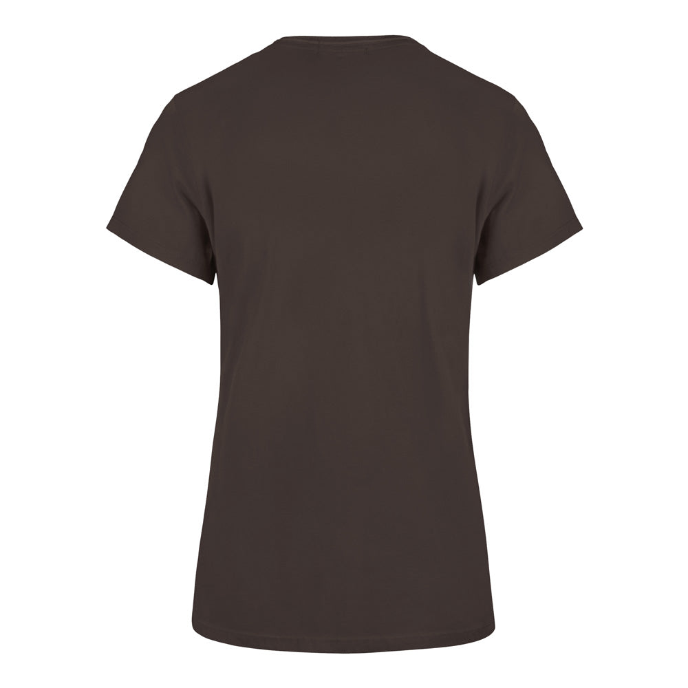 MLB San Diego Padres Women's '47 Bright Eyed Frankie T-Shirt - Brown