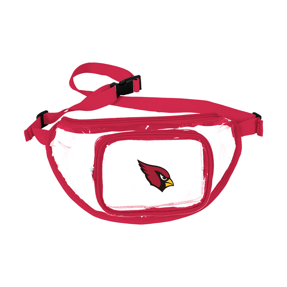 NFL Arizona Cardinals Logo Brands Clear Gameday Fanny Pack