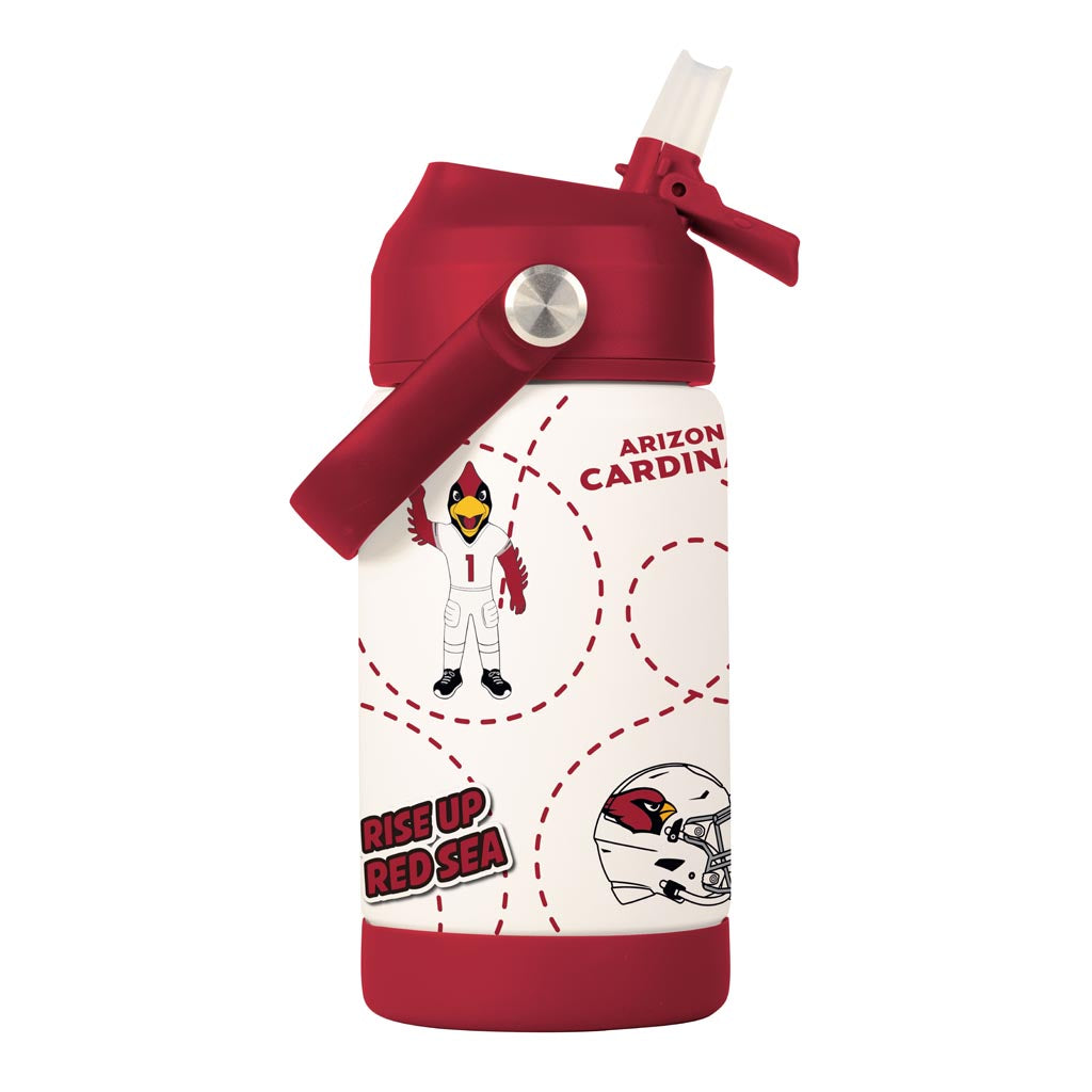 NFL Arizona Cardinals Kids Logo Brands 12oz Bottle